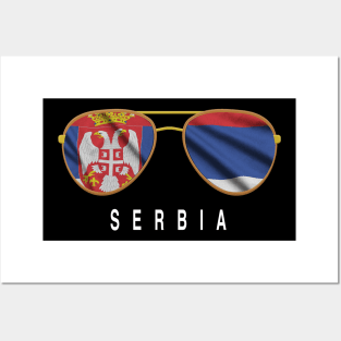 Serbia Sunglasses, Serbia Flag, Serbia gift ,   Serbian , Posters and Art